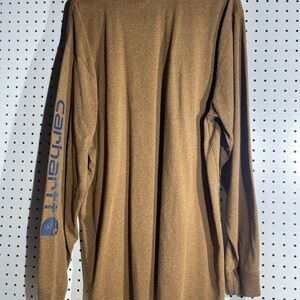 Carhartt Men's Long-Sleeve Crewneck Shirt - Brown